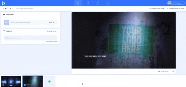 それを編集し、自分の色を出した動画を作ります。